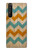 S3033 ヴィヴィッドシェブロングラフィック Vintage Wood Chevron Graphic Printed Sony Xperia 1 III バックケース、フリップケース・カバー