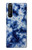 S3439 インディゴタイダイ Fabric Indigo Tie Dye Sony Xperia 1 III バックケース、フリップケース・カバー