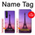 S3447 エッフェルパリの夕日 Eiffel Paris Sunset Sony Xperia 1 III バックケース、フリップケース・カバー