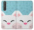 S3542 かわいい猫漫画 Cute Cat Cartoon Sony Xperia 1 III バックケース、フリップケース・カバー