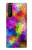 S3677 カラフルなレンガのモザイク Colorful Brick Mosaics Sony Xperia 1 III バックケース、フリップケース・カバー
