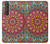 S3694 ヒッピーアートパターン Hippie Art Pattern Sony Xperia 1 III バックケース、フリップケース・カバー