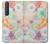 S3705 パステルフローラルフラワー Pastel Floral Flower Sony Xperia 1 III バックケース、フリップケース・カバー