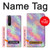 S3706 パステルレインボーギャラクシーピンクスカイ Pastel Rainbow Galaxy Pink Sky Sony Xperia 1 III バックケース、フリップケース・カバー