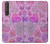 S3710 ピンクのラブハート Pink Love Heart Sony Xperia 1 III バックケース、フリップケース・カバー