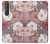 S3716 バラの花柄 Rose Floral Pattern Sony Xperia 1 III バックケース、フリップケース・カバー
