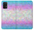 S3747 トランスフラッグポリゴン Trans Flag Polygon Samsung Galaxy A32 4G バックケース、フリップケース・カバー