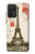 S2108 エッフェル塔パリポストカード Eiffel Tower Paris Postcard Samsung Galaxy A52, Galaxy A52 5G バックケース、フリップケース・カバー