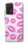 S2214 ピンクの唇のキス Pink Lips Kisses Samsung Galaxy A52, Galaxy A52 5G バックケース、フリップケース・カバー