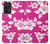 S2246 ハワイのハイビスカスピンク柄 Hawaiian Hibiscus Pink Pattern Samsung Galaxy A52, Galaxy A52 5G バックケース、フリップケース・カバー