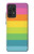 S2363 レインボー柄 Rainbow Pattern Samsung Galaxy A52, Galaxy A52 5G バックケース、フリップケース・カバー
