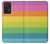 S2363 レインボー柄 Rainbow Pattern Samsung Galaxy A52, Galaxy A52 5G バックケース、フリップケース・カバー