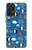 S2572 マリンペンギン柄 Marine Penguin Pattern Samsung Galaxy A52, Galaxy A52 5G バックケース、フリップケース・カバー