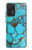 S2685 アクアターコイズ宝石グラフィックプリント Aqua Turquoise Gemstone Graphic Printed Samsung Galaxy A52, Galaxy A52 5G バックケース、フリップケース・カバー