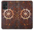S2766 船 ホイール 錆 Ship Wheel Rusty Texture Samsung Galaxy A52, Galaxy A52 5G バックケース、フリップケース・カバー