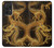 S2804 ゴールドドラゴンプリント Chinese Gold Dragon Printed Samsung Galaxy A52, Galaxy A52 5G バックケース、フリップケース・カバー