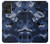 S2959 海軍迷彩 Navy Blue Camo Camouflage Samsung Galaxy A52, Galaxy A52 5G バックケース、フリップケース・カバー