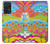 S3407 ヒッピーアート Hippie Art Samsung Galaxy A52, Galaxy A52 5G バックケース、フリップケース・カバー