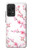 S3707 ピンクの桜の春の花 Pink Cherry Blossom Spring Flower Samsung Galaxy A52, Galaxy A52 5G バックケース、フリップケース・カバー