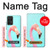 S3708 ピンクのフラミンゴ Pink Flamingo Samsung Galaxy A52, Galaxy A52 5G バックケース、フリップケース・カバー