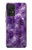 S3713 パープルクォーツアメジストグラフィックプリント Purple Quartz Amethyst Graphic Printed Samsung Galaxy A52, Galaxy A52 5G バックケース、フリップケース・カバー