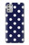 S3533 ブルーの水玉 Blue Polka Dot Motorola Moto G Stylus (2021) バックケース、フリップケース・カバー