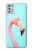 S3708 ピンクのフラミンゴ Pink Flamingo Motorola Moto G Stylus (2021) バックケース、フリップケース・カバー