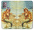 S3184 リトルマーメイドの絵画 Little Mermaid Painting Motorola Moto G30, G20, G10 バックケース、フリップケース・カバー