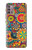 S3272 カラフルなパターン Colorful Pattern Motorola Moto G30, G20, G10 バックケース、フリップケース・カバー