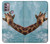 S3680 かわいいスマイルキリン Cute Smile Giraffe Motorola Moto G30, G20, G10 バックケース、フリップケース・カバー