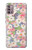 S3688 花の花のアートパターン Floral Flower Art Pattern Motorola Moto G30, G20, G10 バックケース、フリップケース・カバー