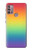 S3698 LGBTグラデーションプライドフラグ LGBT Gradient Pride Flag Motorola Moto G30, G20, G10 バックケース、フリップケース・カバー