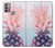 S3711 ピンクパイナップル Pink Pineapple Motorola Moto G30, G20, G10 バックケース、フリップケース・カバー