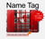 S0058 ロンドン〔イギリス〕の赤い電話ボックス Classic British Red Telephone Box MacBook 12″ - A1534 ケース・カバー