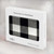 S2842 ブラックとホワイトバッファローチェック柄 Black and White Buffalo Check Pattern MacBook 12″ - A1534 ケース・カバー