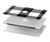 S2842 ブラックとホワイトバッファローチェック柄 Black and White Buffalo Check Pattern MacBook 12″ - A1534 ケース・カバー