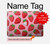 S3719 いちご柄 Strawberry Pattern MacBook 12″ - A1534 ケース・カバー
