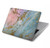 S3717 ローズゴールドブルーパステル大理石グラフィックプリント Rose Gold Blue Pastel Marble Graphic Printed MacBook Air 13″ - A1369, A1466 ケース・カバー