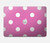 S2358 ピンクの水玉 Pink Polka Dots MacBook Air 13″ - A1932, A2179, A2337 ケース・カバー