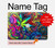 S3255 カラフルパターン Colorful Art Pattern MacBook Pro Retina 13″ - A1425, A1502 ケース・カバー