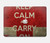 S0674 冷静に、戦い続けよ Keep Calm and Carry On MacBook Pro 13″ - A1706, A1708, A1989, A2159, A2289, A2251, A2338 ケース・カバー