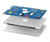S2572 マリンペンギン柄 Marine Penguin Pattern MacBook Pro 13″ - A1706, A1708, A1989, A2159, A2289, A2251, A2338 ケース・カバー