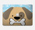 S2669 犬の足 骨 可愛い漫画のパターン Cute Dog Paws Bones Cartoon MacBook Pro 13″ - A1706, A1708, A1989, A2159, A2289, A2251, A2338 ケース・カバー