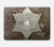 S2868 テキサス保安官バッジ Texas Presidio County Sheriff Badge MacBook Pro 13″ - A1706, A1708, A1989, A2159, A2289, A2251, A2338 ケース・カバー