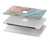 S3717 ローズゴールドブルーパステル大理石グラフィックプリント Rose Gold Blue Pastel Marble Graphic Printed MacBook Pro 13″ - A1706, A1708, A1989, A2159, A2289, A2251, A2338 ケース・カバー