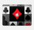 S3463 ポーカーカード Poker Card Suit MacBook Pro 15″ - A1707, A1990 ケース・カバー