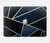 S3479 ネイビーブルーグラフィックアート Navy Blue Graphic Art MacBook Pro 15″ - A1707, A1990 ケース・カバー