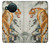 S1934 虎絵画 Tiger Painting Nokia X10 バックケース、フリップケース・カバー