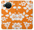 S2245 ハワイのハイビスカスオレンジ柄 Hawaiian Hibiscus Orange Pattern Nokia X10 バックケース、フリップケース・カバー
