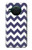 S2345 紺のシェブロンジグザグパターン Navy Blue Shavron Zig Zag Pattern Nokia X10 バックケース、フリップケース・カバー
